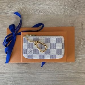 New Louis Vuitton Damier Azur Key Pouch